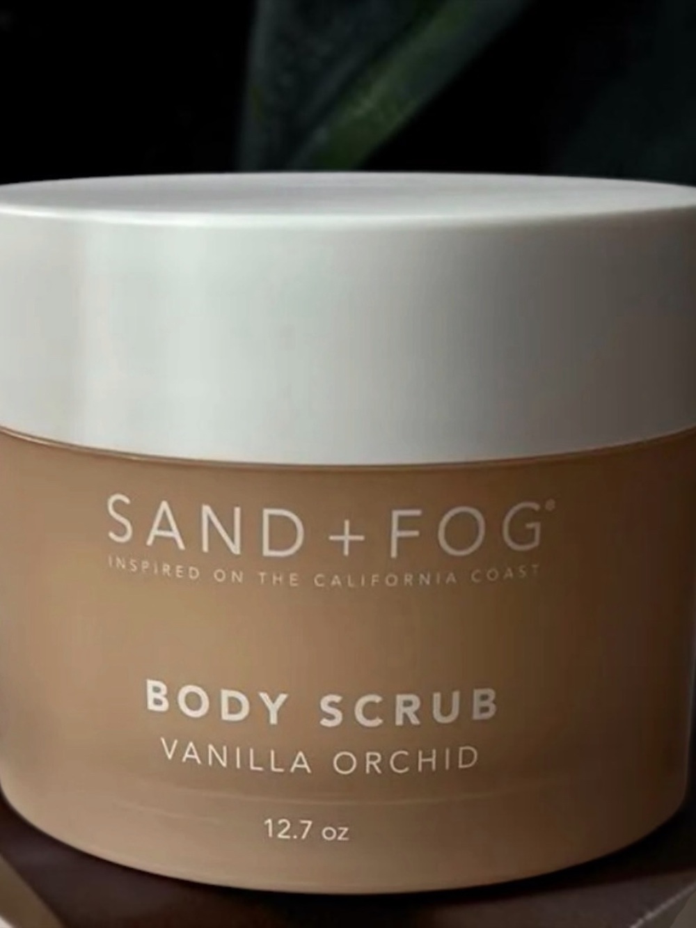 SAND + FOG Vanilla Orchid Body Scrub — Cream